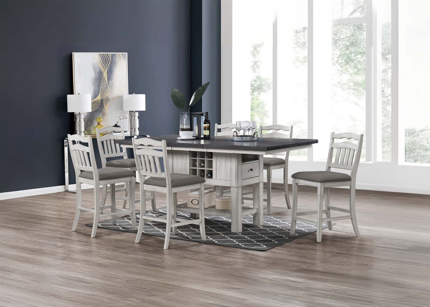 7pc Counter Height Dining Set 2425