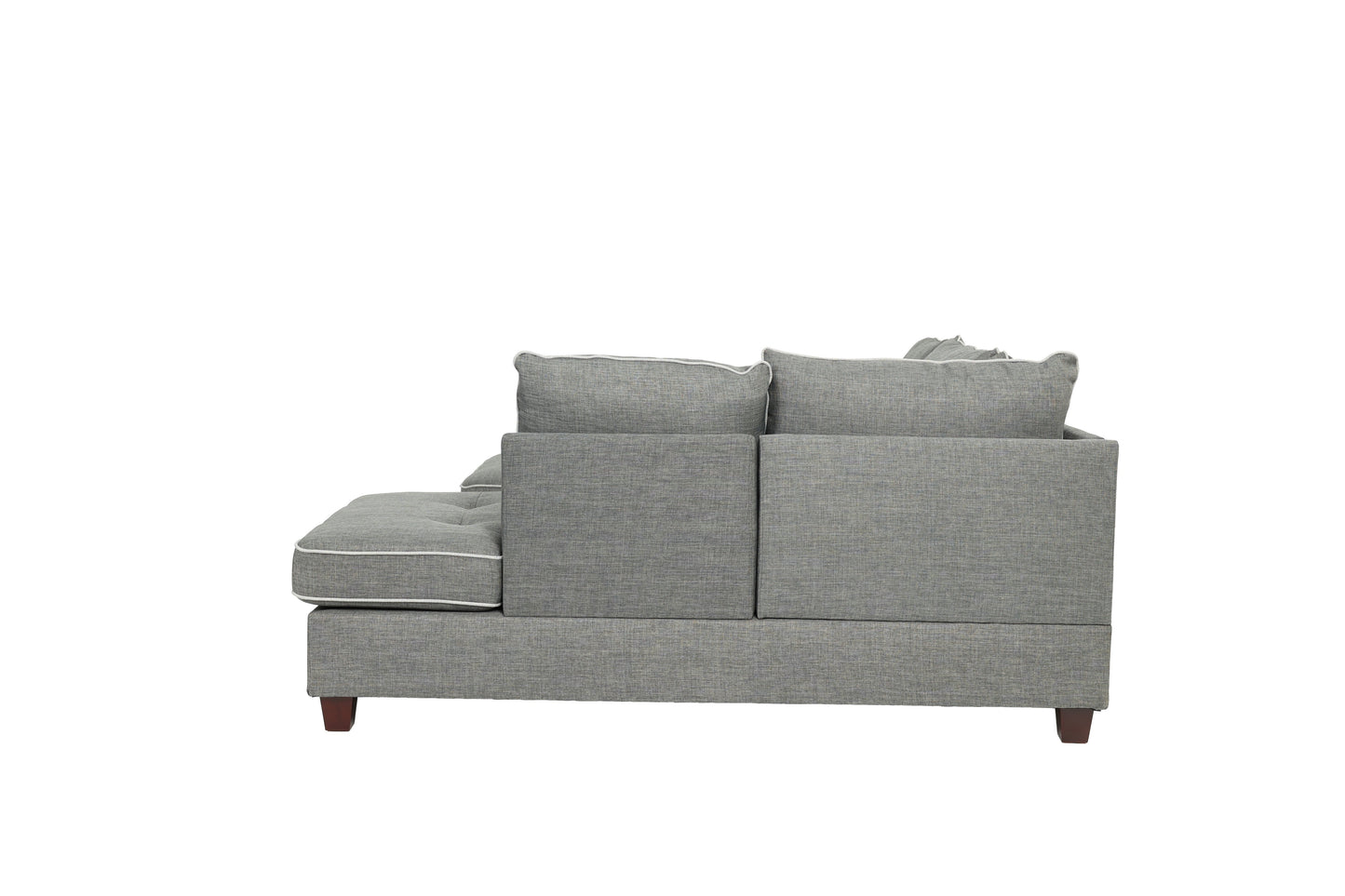 Steel 3-Pcs Sectional Sofa 6542