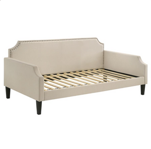Olivia Upholstered Twin Daybed with Nailhead Trim