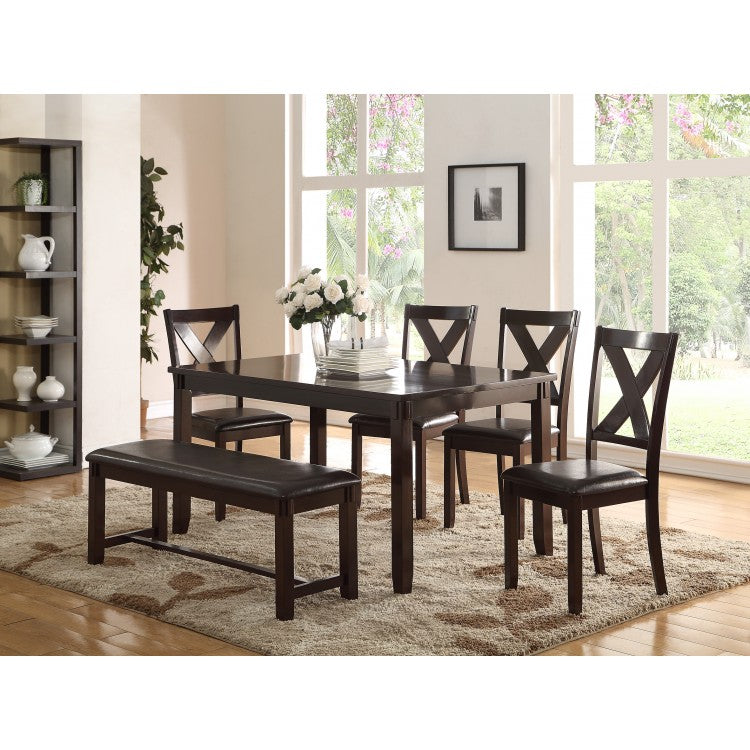 6pc Dining Set F2297 Poundex