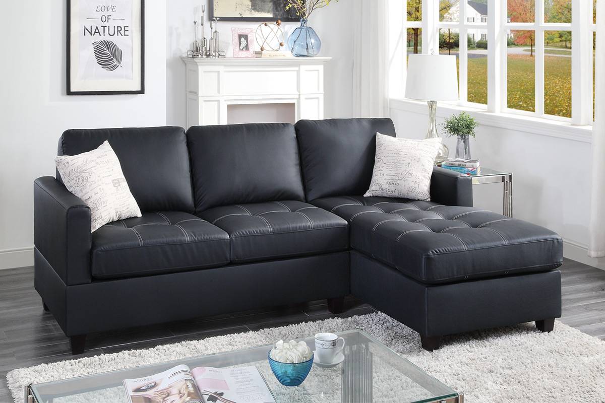 2-PCS SECTIONAL SOFA SET F8801 - Poundex