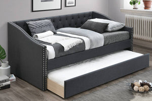 Charcoal Daybed With Trundle