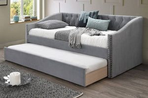 Grey Daybed With Trundle