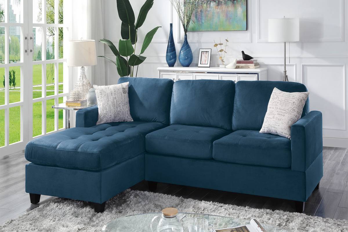 2-PCS SECTIONAL SOFA SET F8802 - Poundex