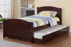 Cherry Twin Size Bed w/ Trundle