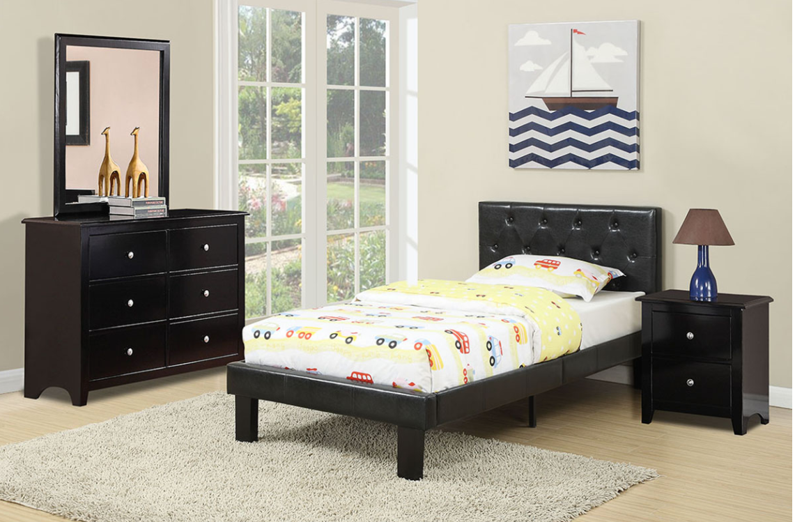 Twin Size Bed Frame- Black