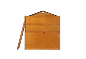 Tree House Loft Bed With Bookshelf