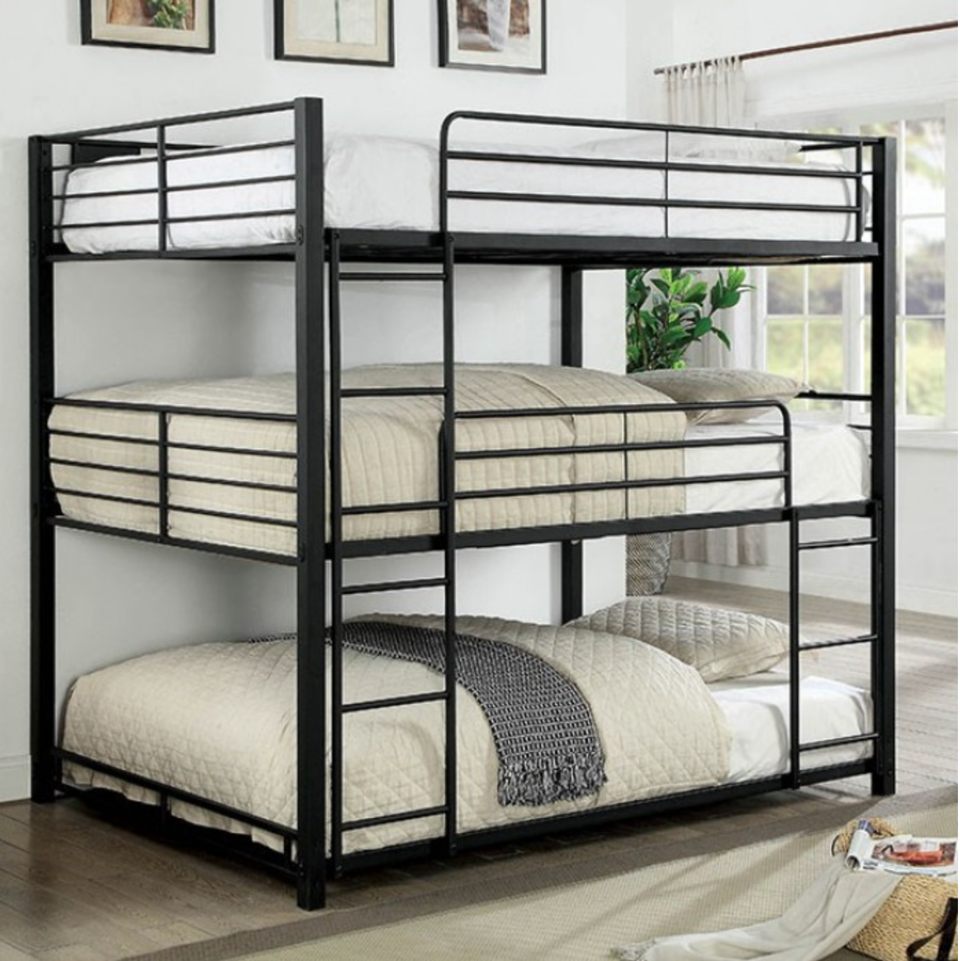 OLGA TWIN SIZE TRIPLE BUNK BED