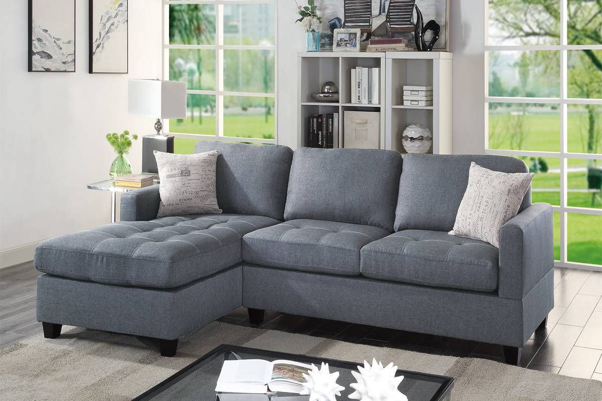 2-PCS SECTIONAL SOFA SET F8803 - Poundex